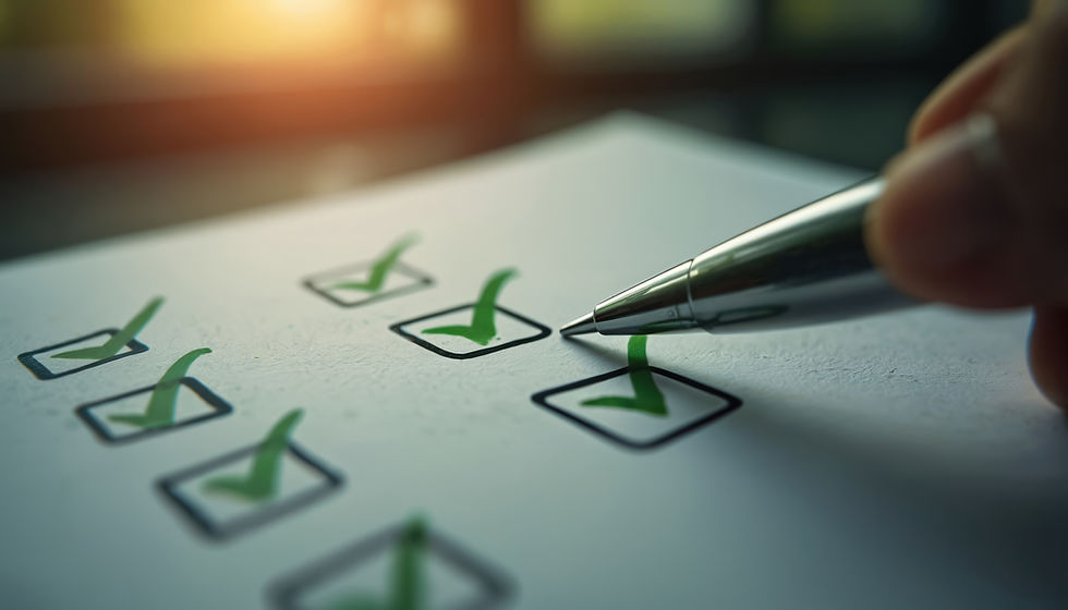 financial checklist