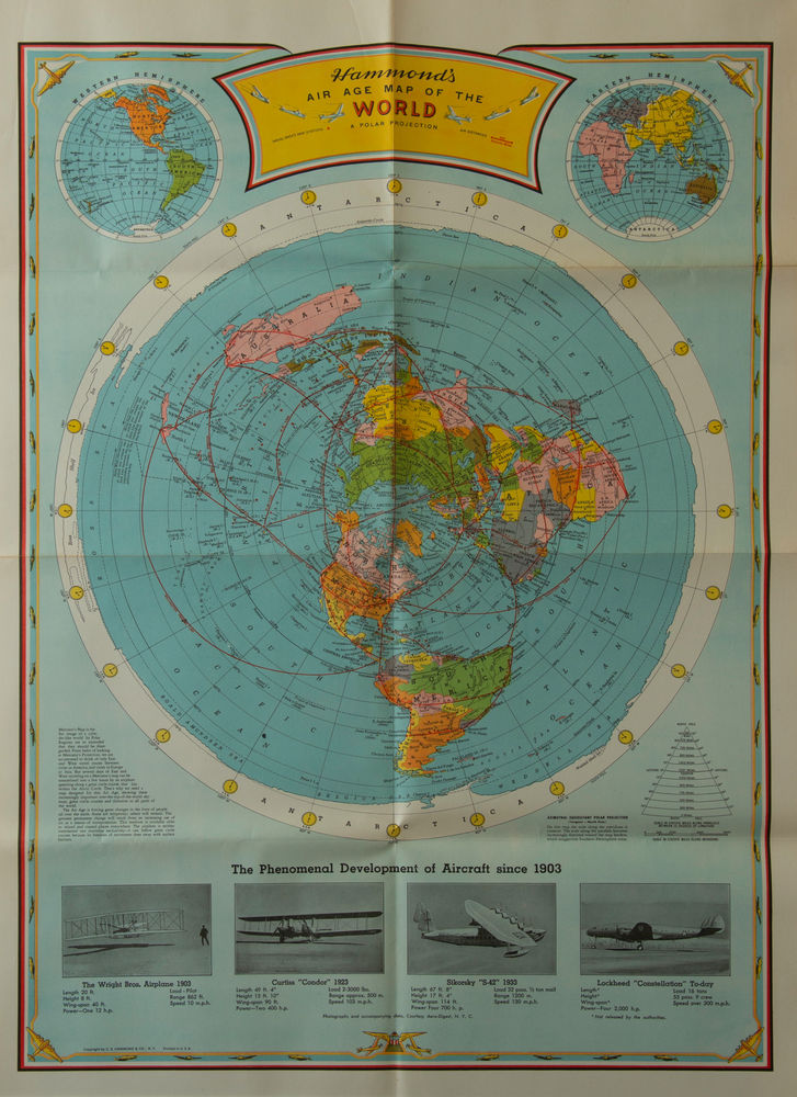 Hammonds Air Age Map Of The World Map File 