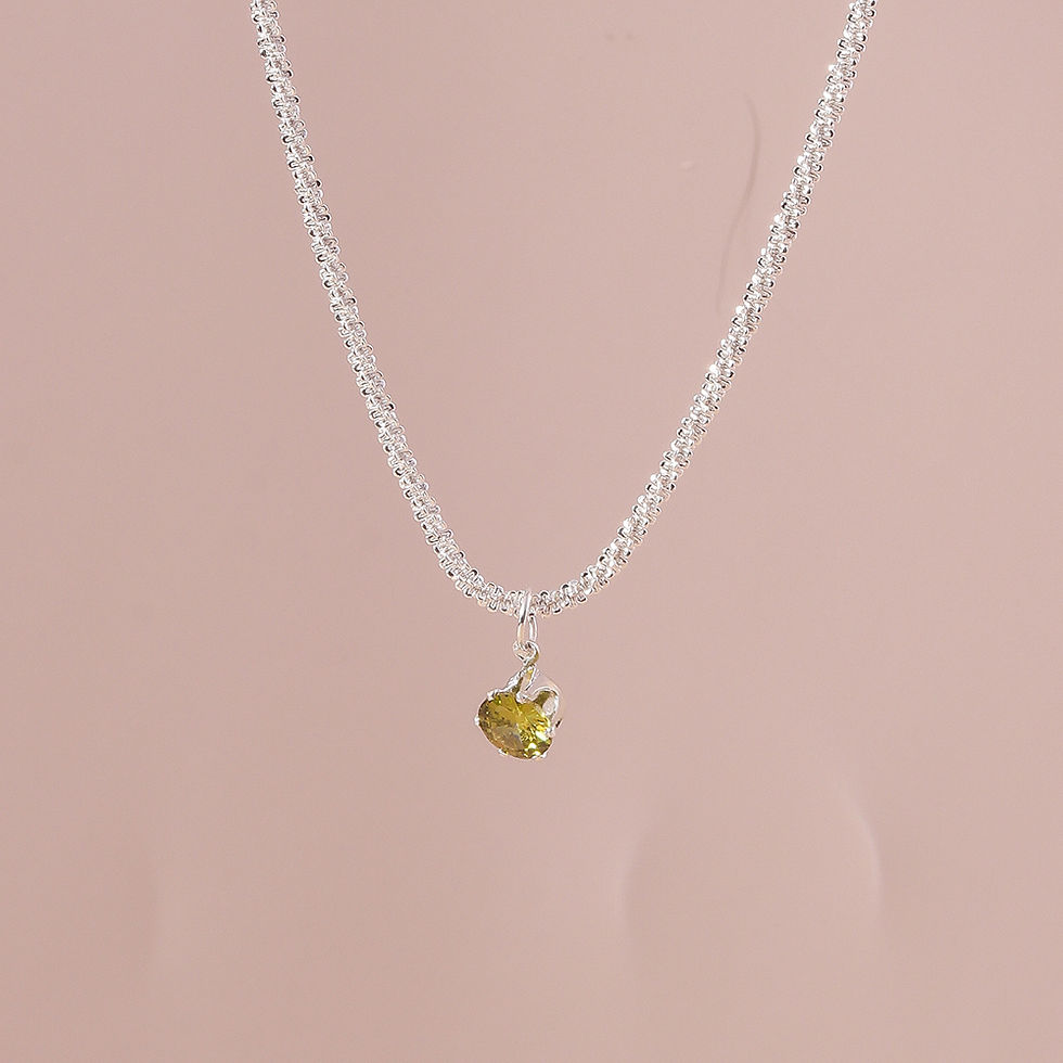 Thumbnail: Y2K Crystal Butterfly Heart Necklace Fashion Kpop Shiny Clavicle Chain Necklaces