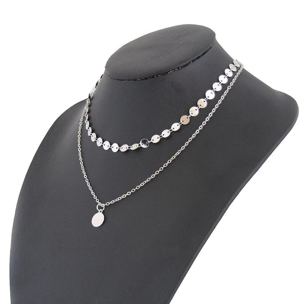 Thumbnail: Simple Fashion Sweet Romantic Gold Color Metal Clavicle Chain Necklace Ladies Co