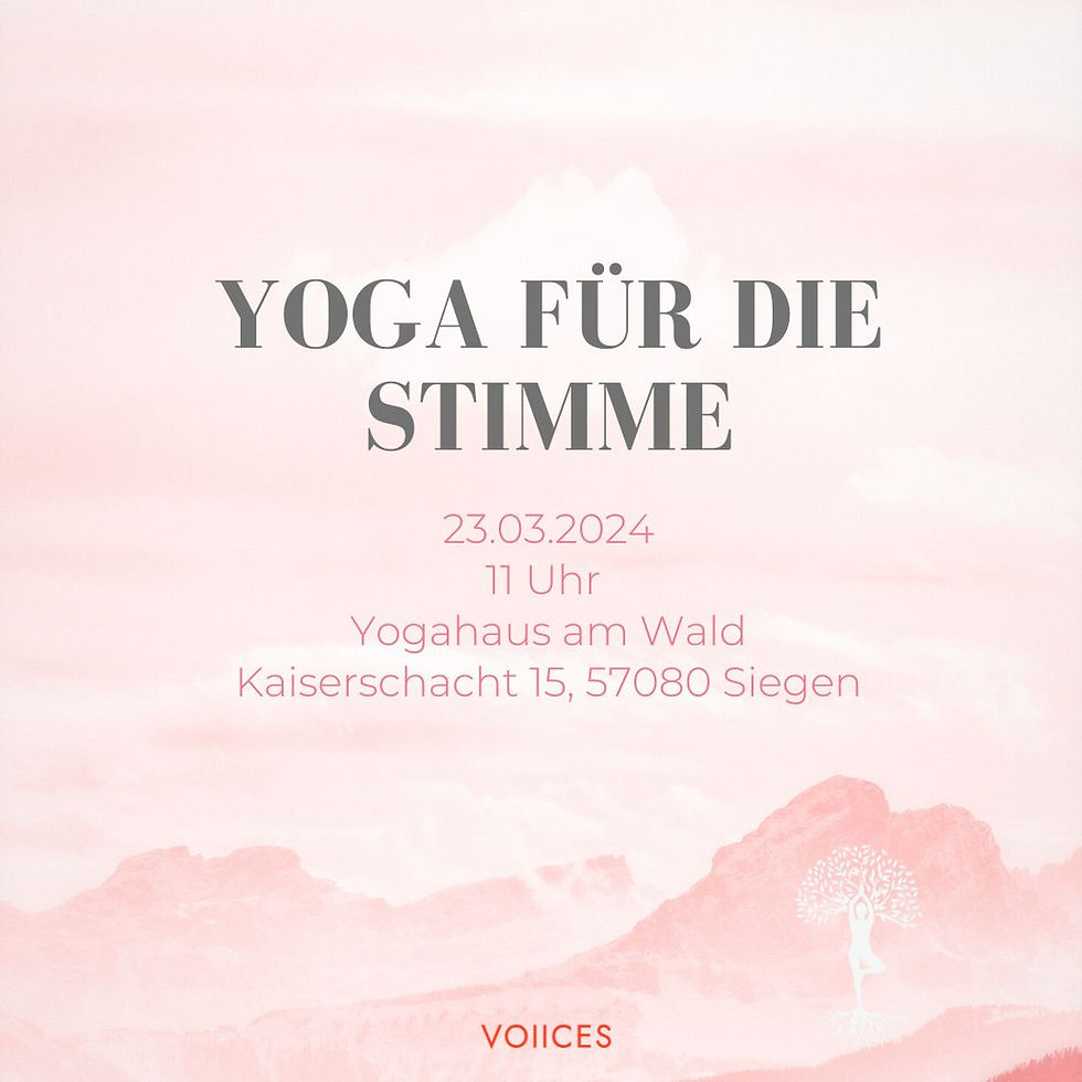 "Yoga für die Stimme"