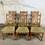 Thumbnail: Set of 6 oak Highback carved chairs by Henning kjærnulf 