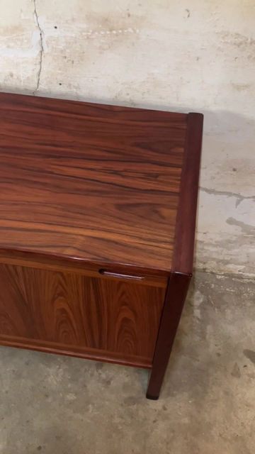 Thumbnail: Low Rosewood sideboard by Skovby furniture 195x76x48