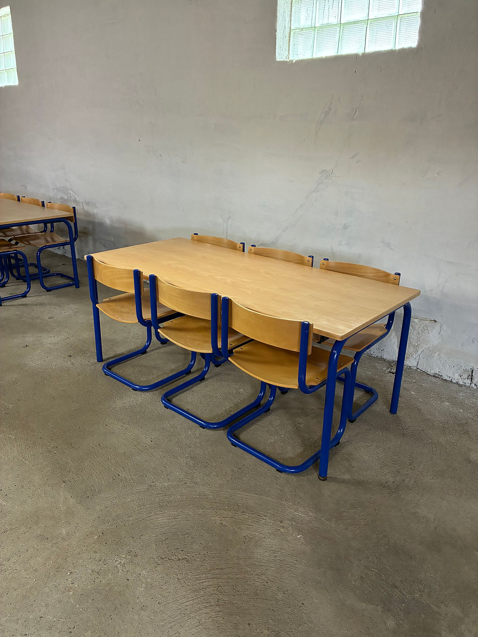 Thumbnail: Set of 12 chairs and 2 tables by Friis & Moltke 180x80