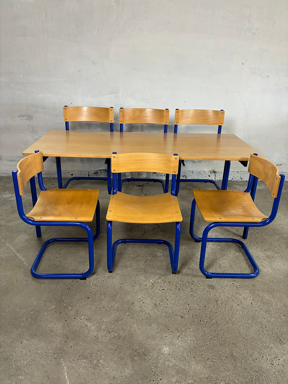 Thumbnail: Set of 12 chairs and 2 tables by Friis & Moltke 180x80