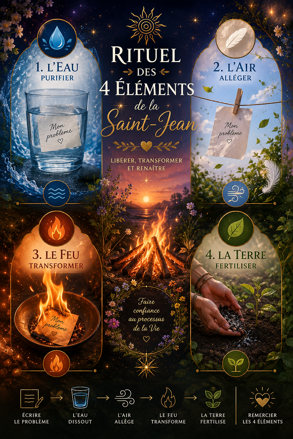 Rituel des 4 Éléments de la Saint-Jean