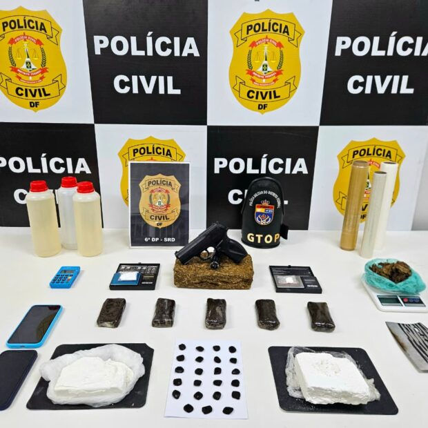 Operação da PCDF prende quatro por tráfico e apreende mais de R$ 150 mil em drogas e bens no Paranoá