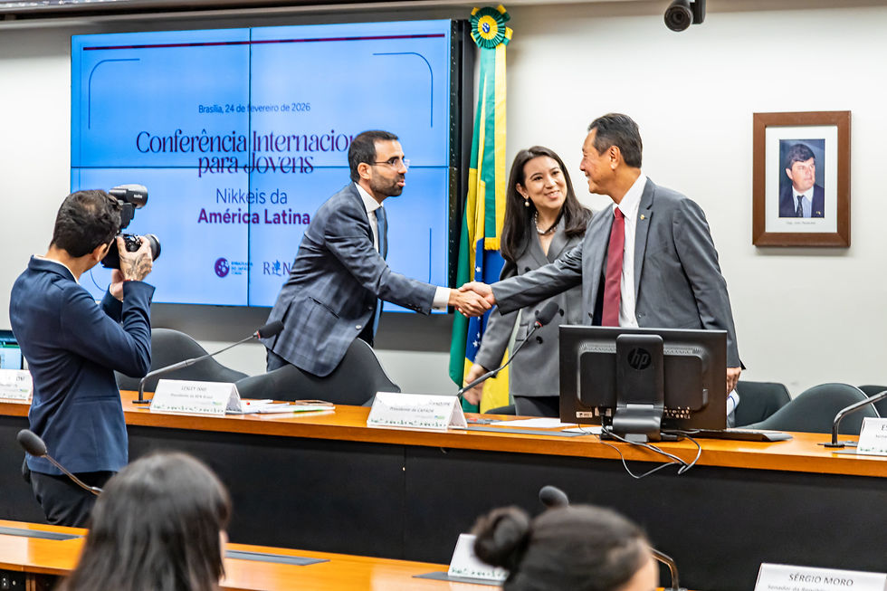Pontes entre Brasil e Japão: Manzoni destaca lições da cultura japonesa em evento da REN Brasil no Congresso