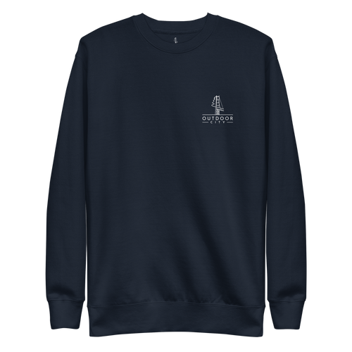 Creek logo BLACK NAVY CREW NECK クルーネック Unisex Crew Neck