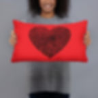 Love Print Pillow