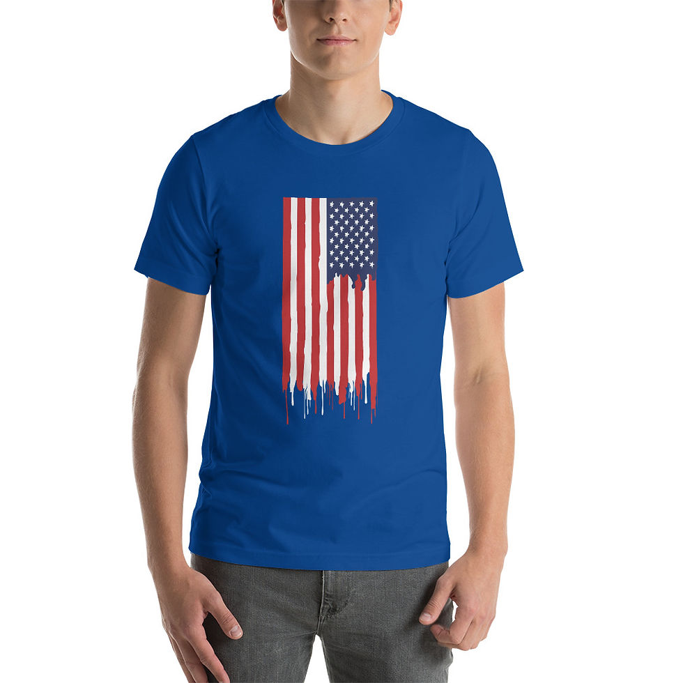 Thumbnail: Dripping America Short-Sleeve Men's T-Shirt