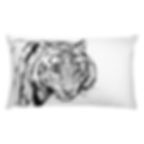 White Tiger Pillow