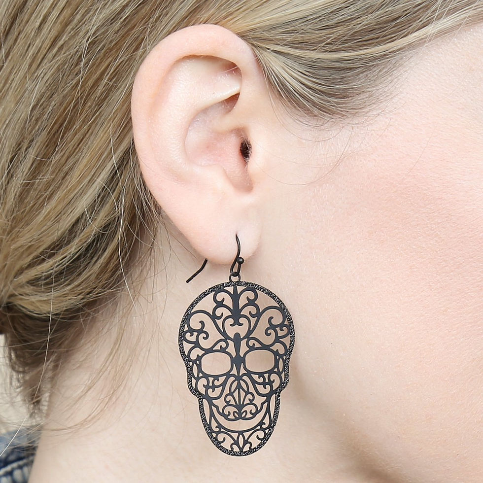 Miniatyrbilde: Sugar Skull Earrings