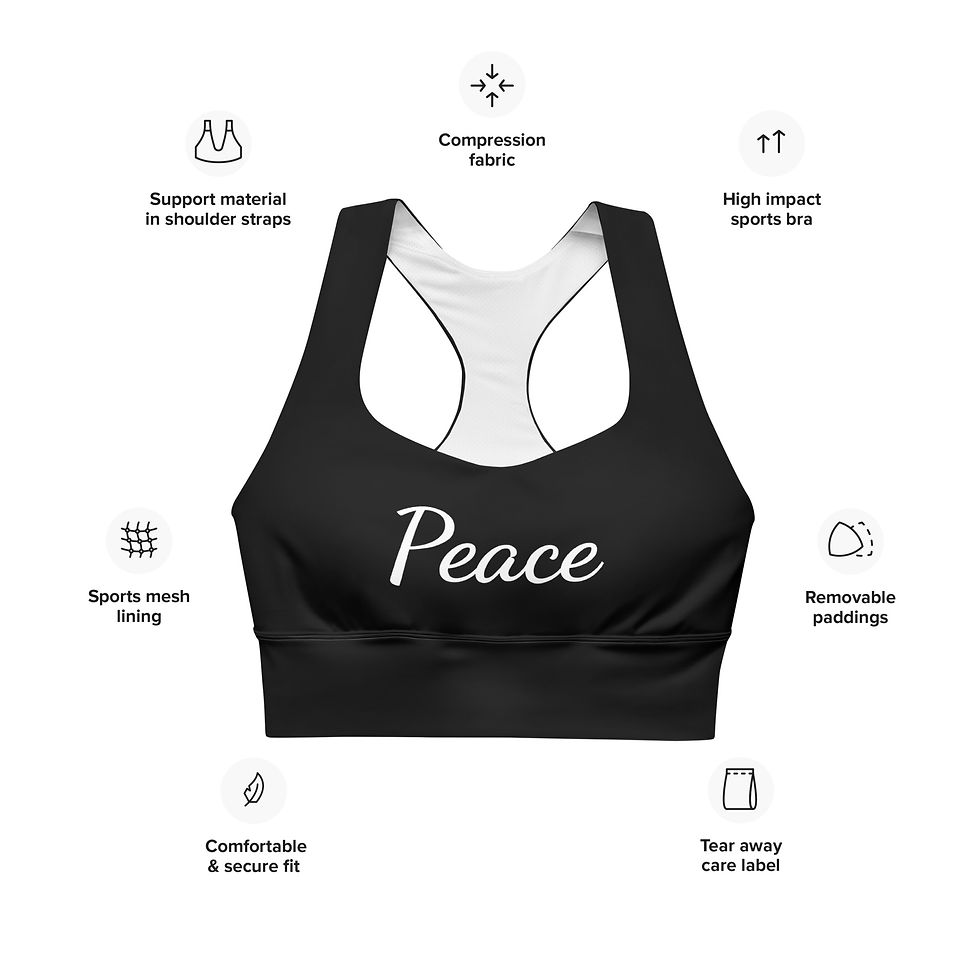 Thumbnail: PEACE Longline sports bra