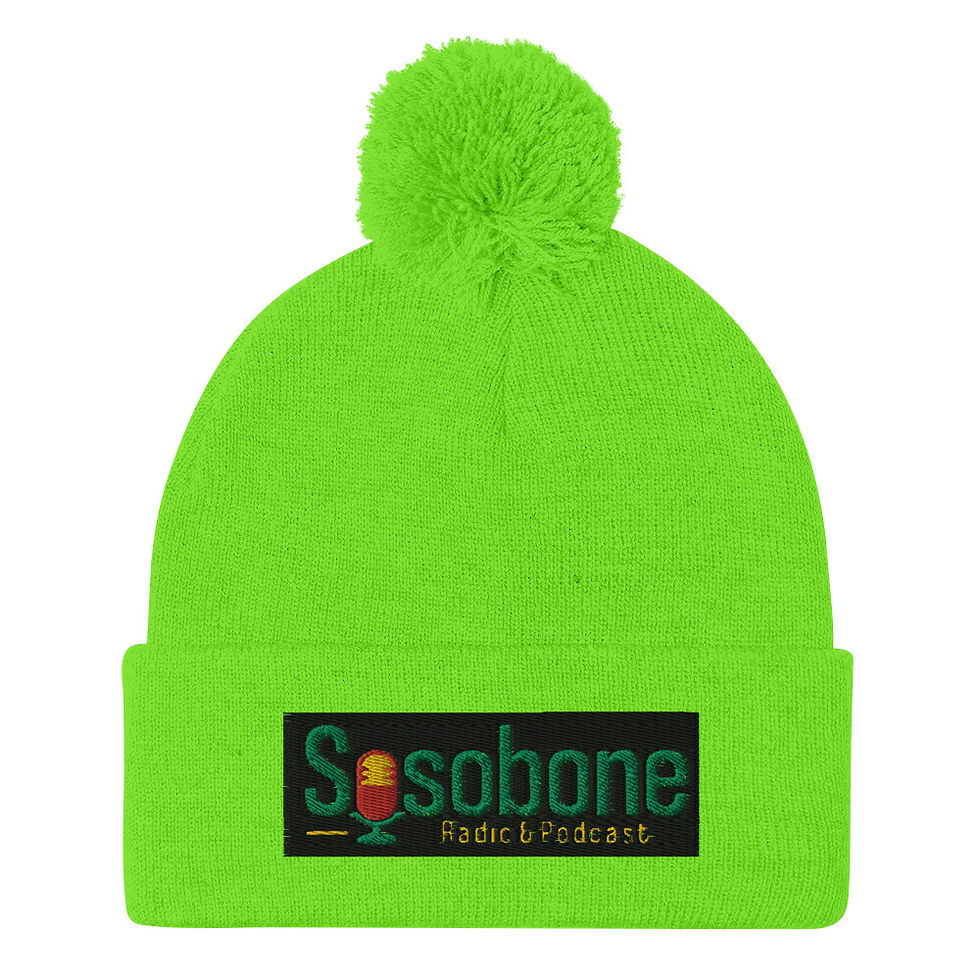Thumbnail: SosoBone Pom-Pom Beanie