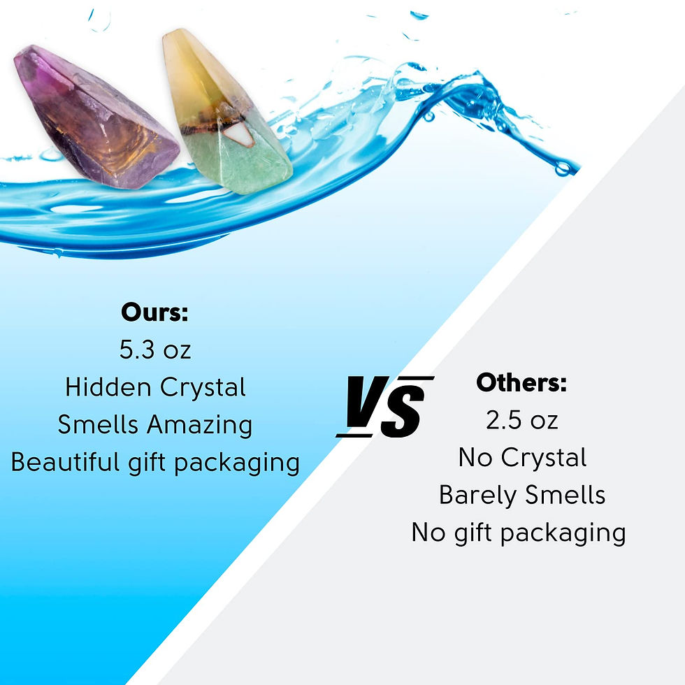 Thumbnail: 2 Gemstone Soaps with Real Crystals | Lavender & Lemongrass