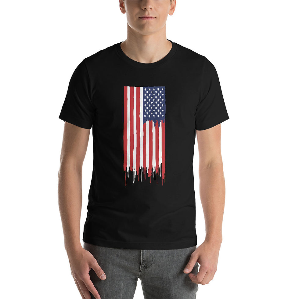 Thumbnail: Dripping America Short-Sleeve Men's T-Shirt
