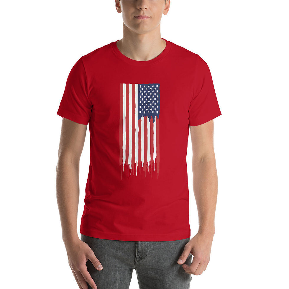 Thumbnail: Dripping America Short-Sleeve Men's T-Shirt