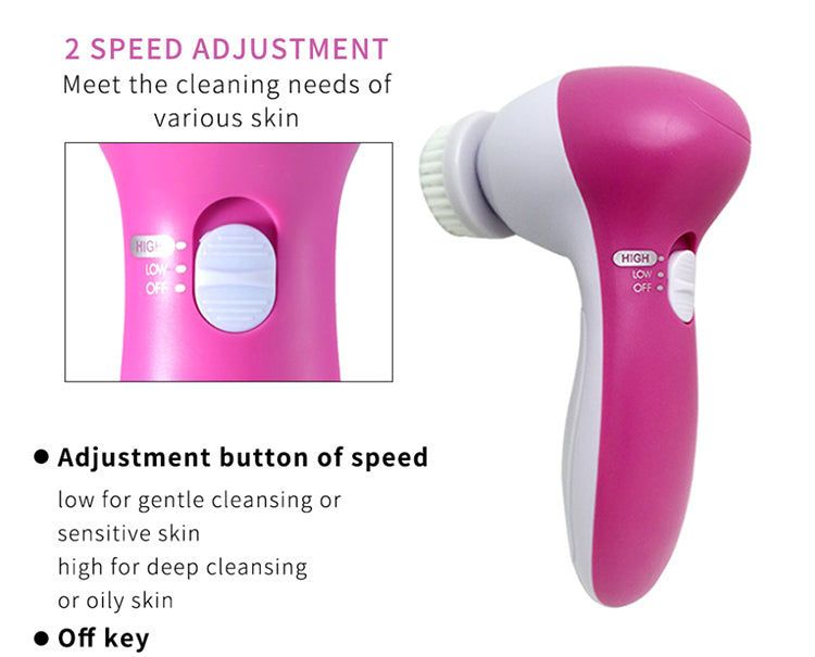 Thumbnail: 3-In-1 Electric Facial Cleansing Brush