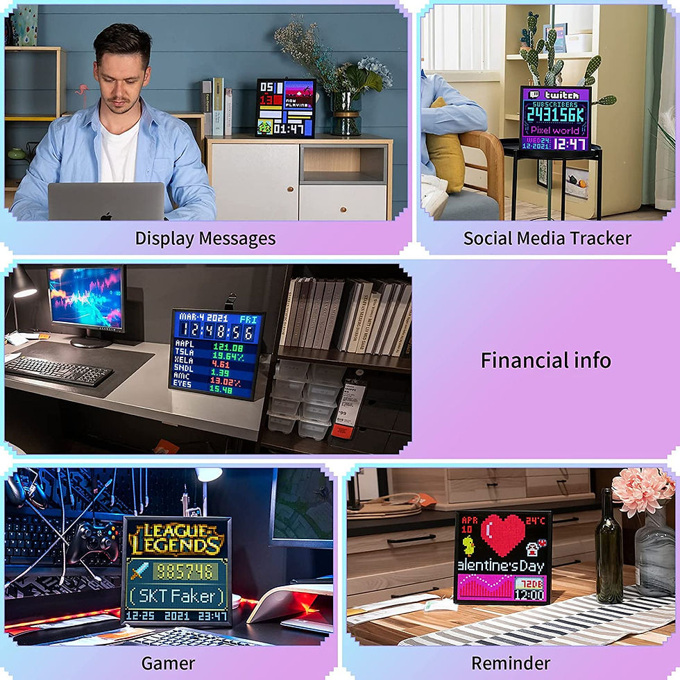 Μικρογραφία: WiFi Pixel Cloud Digital Frame with APP Control