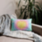 Tie Dye Heart Pillow