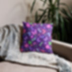 Purple Butterfly Pillow