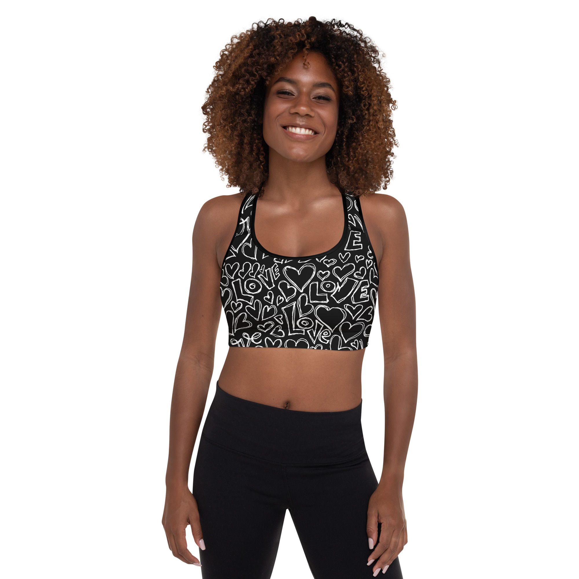 L.O.V.E Padded Sports Bra