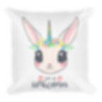 Unicorn Bunny Premium Pillow