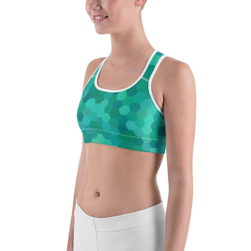 Miniatyrbilde: Tickle Me Teal Sports Bra