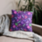 Purple Butterfly Pillow