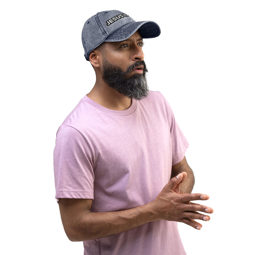 Thumbnail: Jesus is King Vintage Cotton Twill Cap