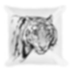 White Tiger Pillow