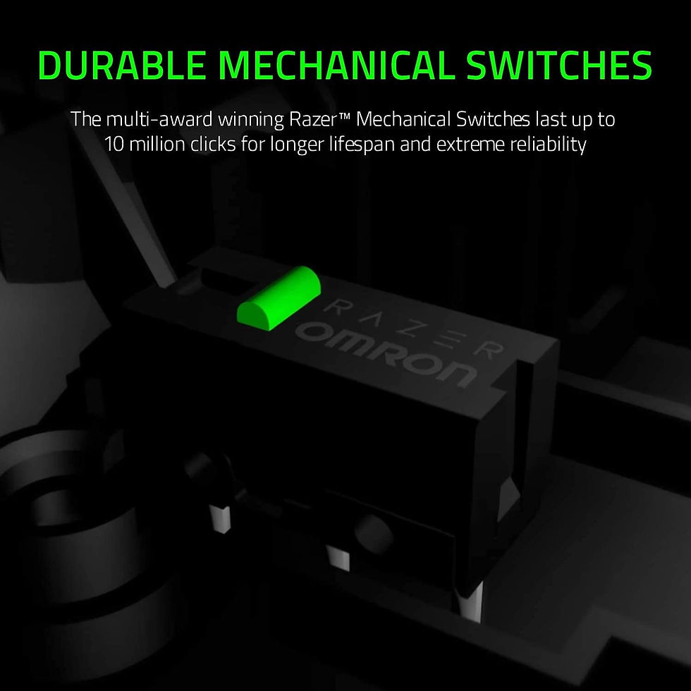 Thumbnail: Razer DeathAdder Essential Gaming Mouse: 6400 DPI Optical Sensor
