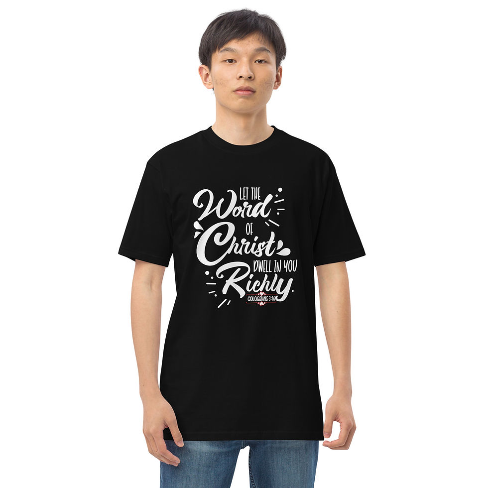 Colossians 3:16 Men’s T-shirt