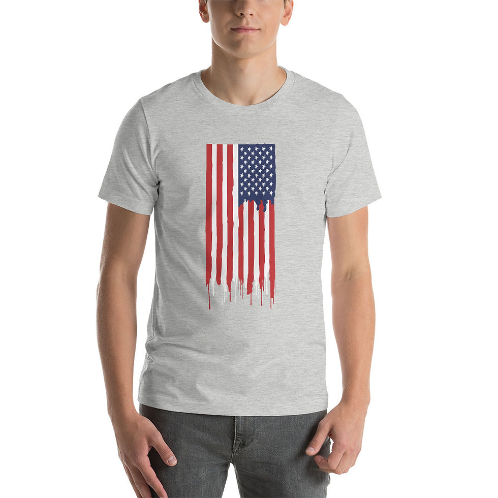 Thumbnail: Dripping America Short-Sleeve Men's T-Shirt