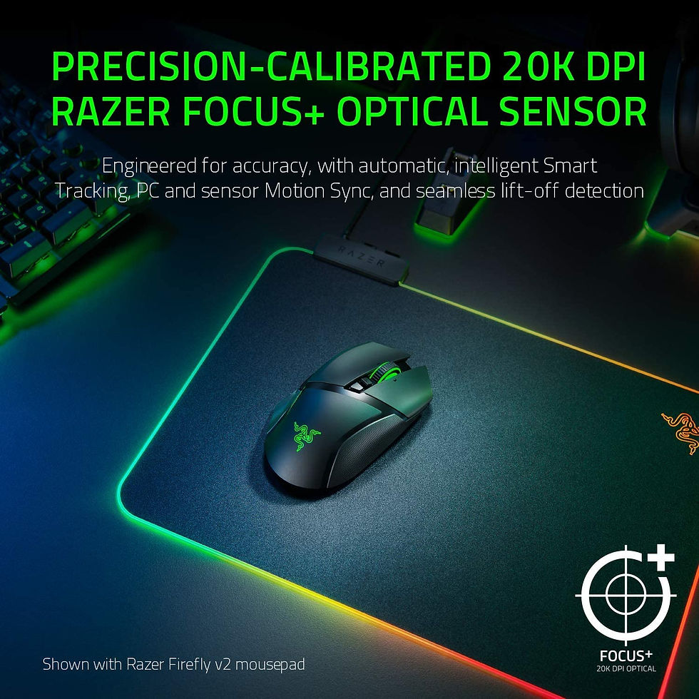 Miniature : Razer Basilisk Ultimate Hyperspeed Wireless Gaming Mouse: 20K DPI Optical Sensor