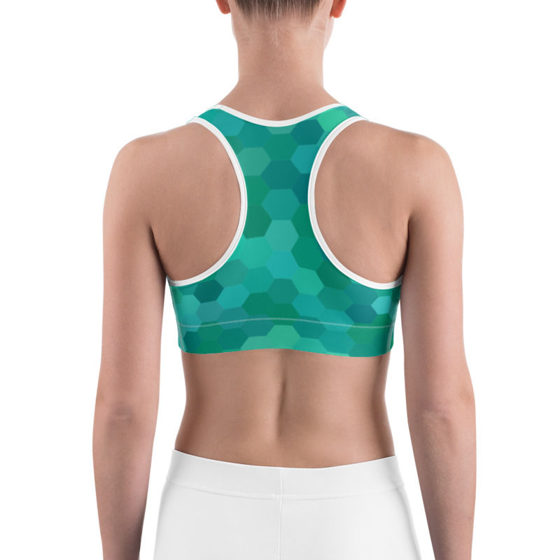 Miniatyrbilde: Tickle Me Teal Sports Bra