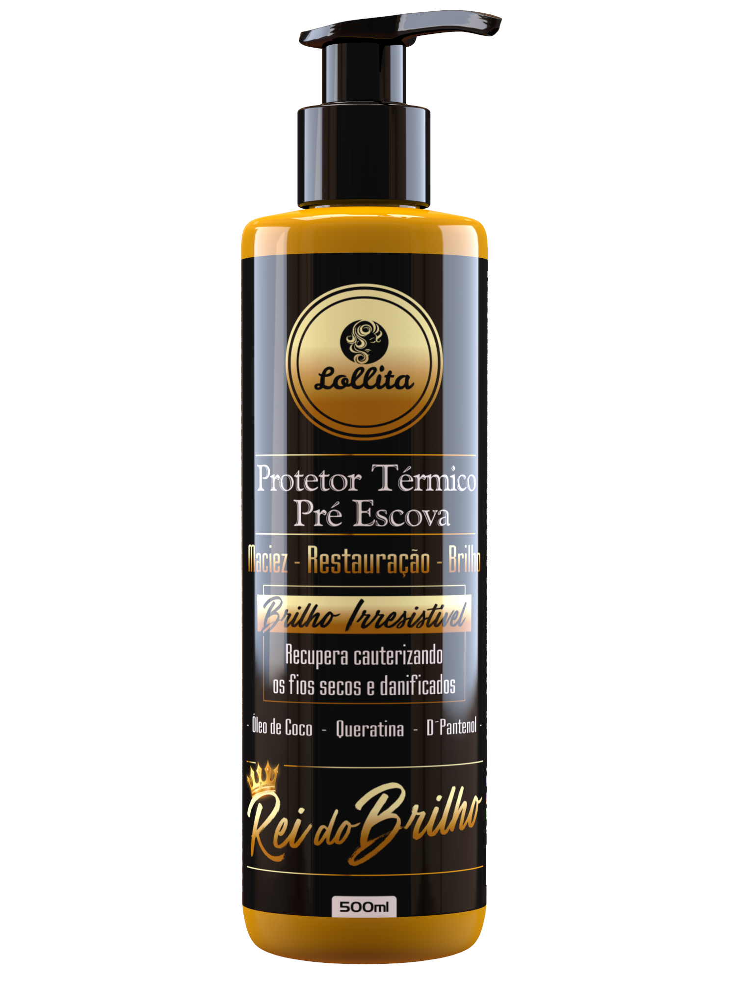Protetor Térmico em Spray  Lollita Rei do Brilho-