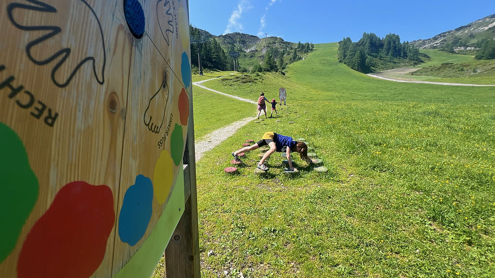 Kinderweg an der Gamskogelbahn in Zauchensee