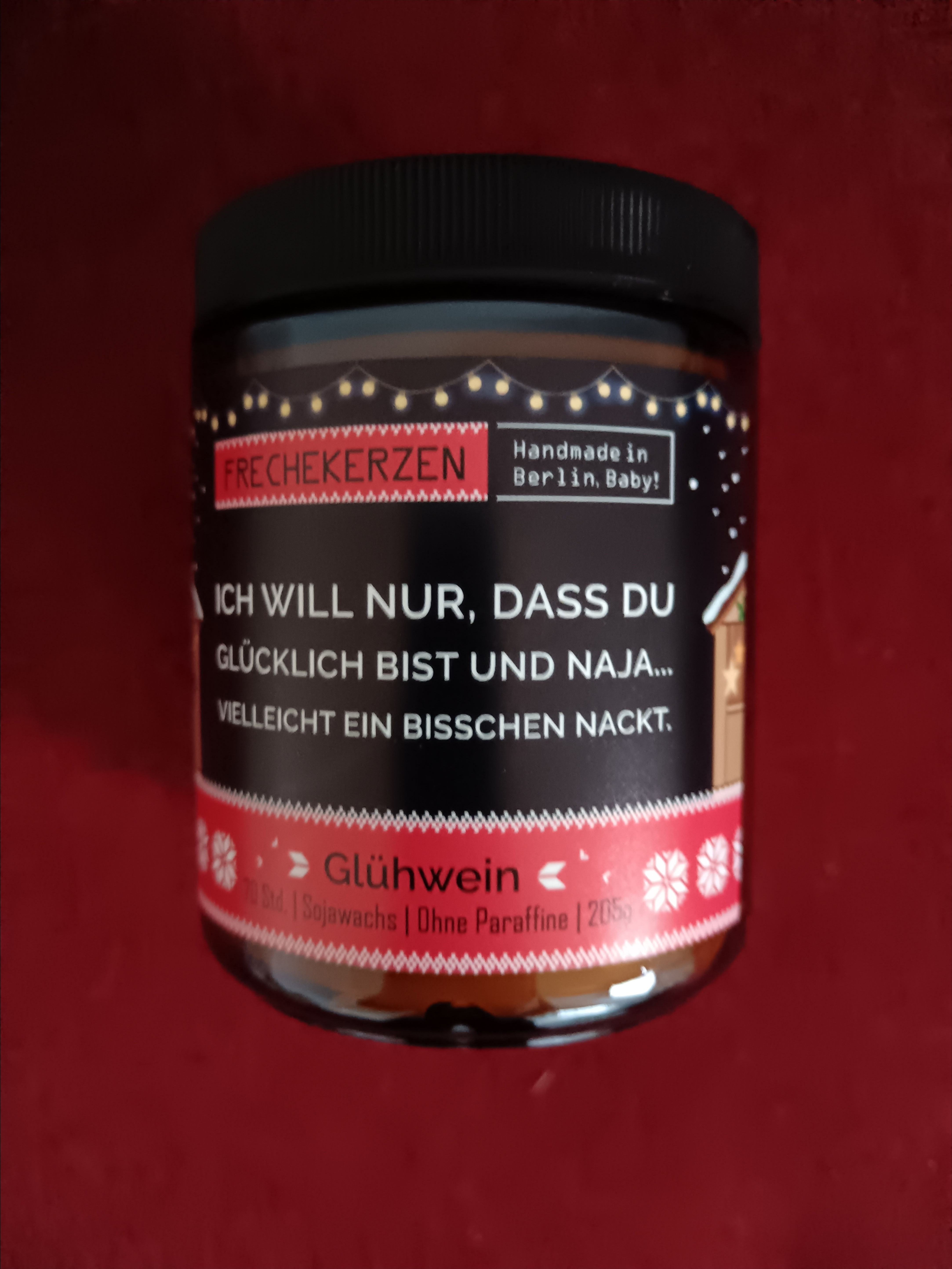 Duftkerze - Ich will nur dass du glücklich bist 