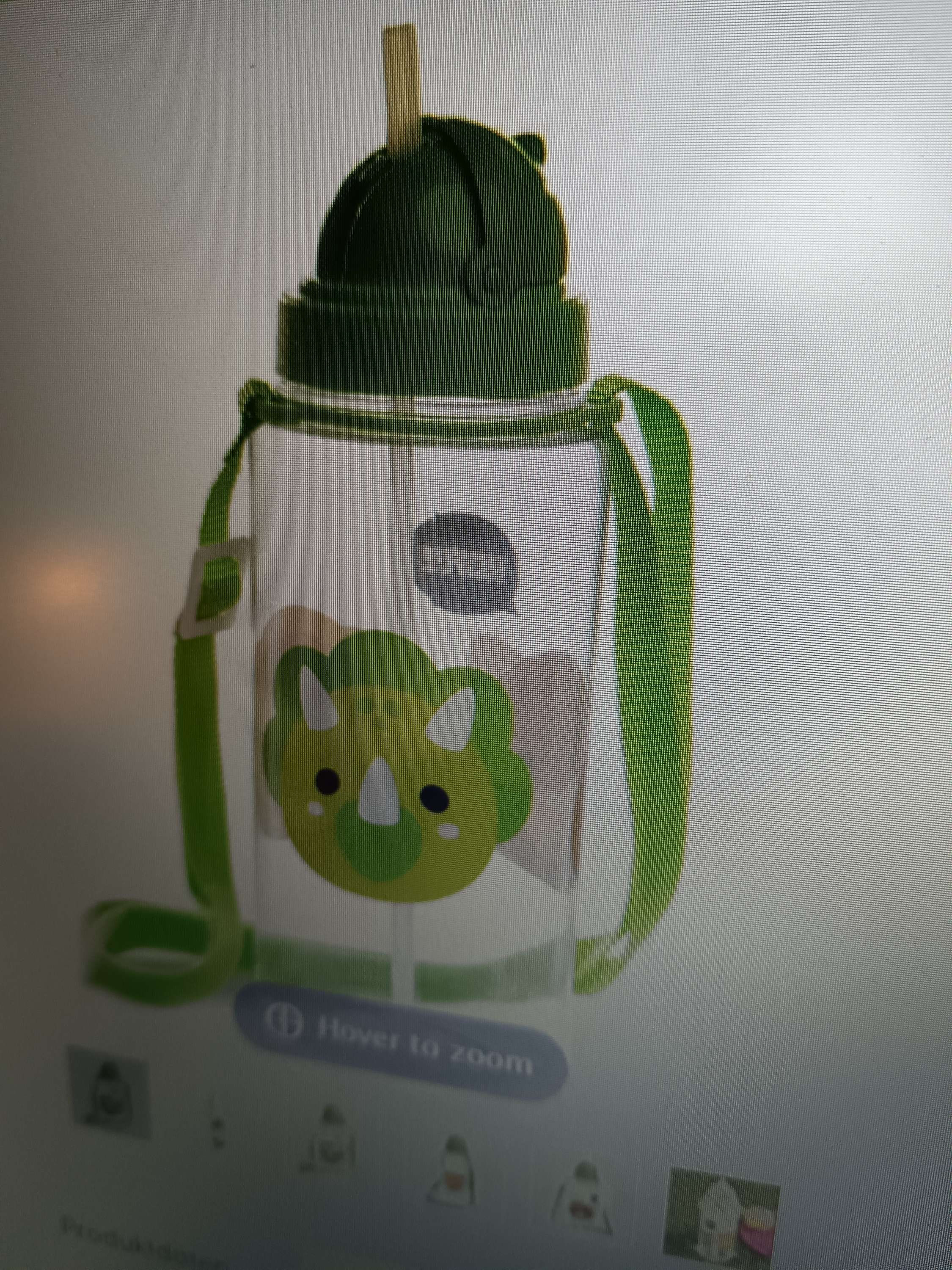 Adoramals Dinosaurier Kinder Wasserflaschen mit Flip-Strohhalm 450ml