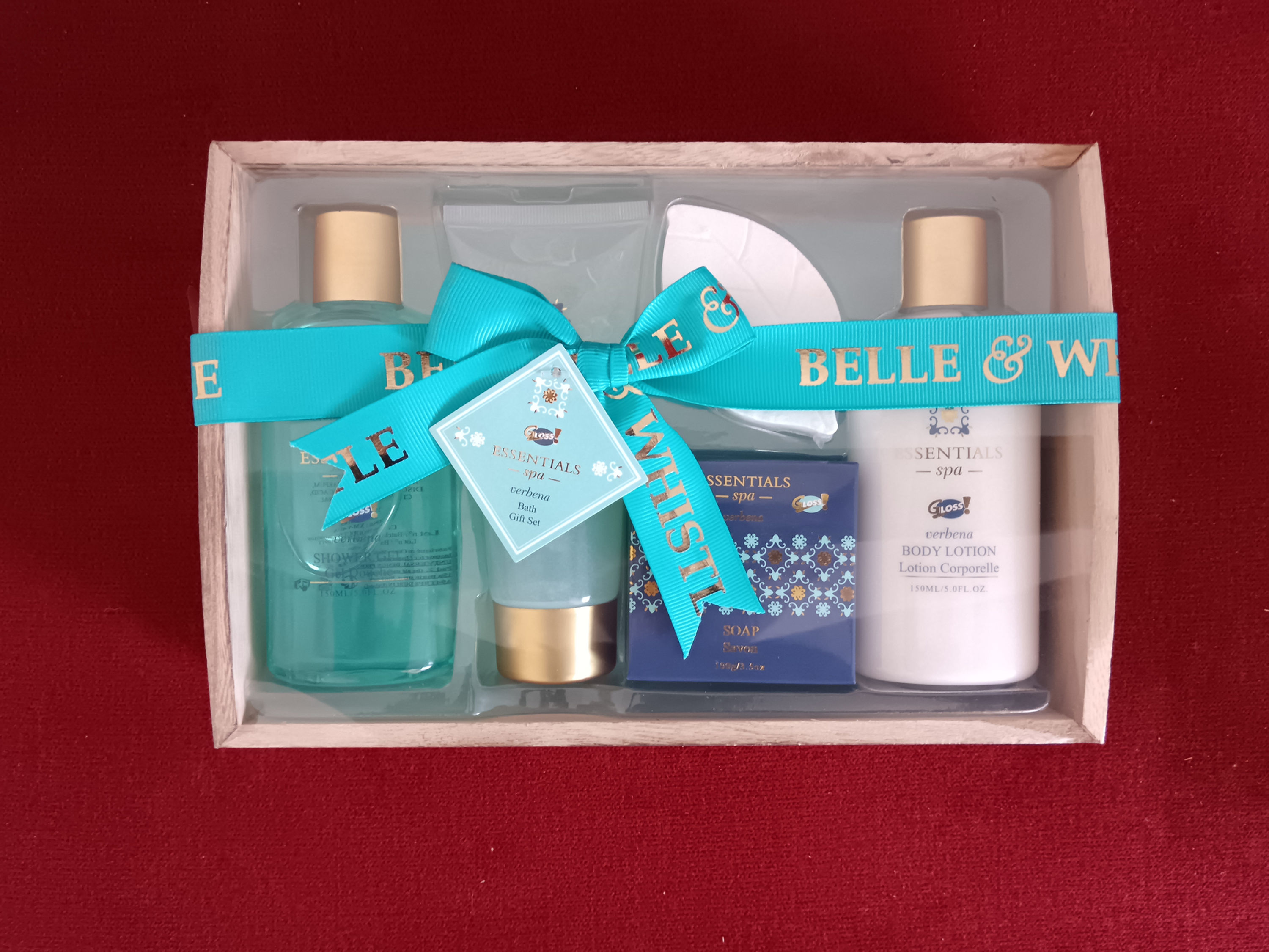 Spa Essentials - Badeset aus Holz