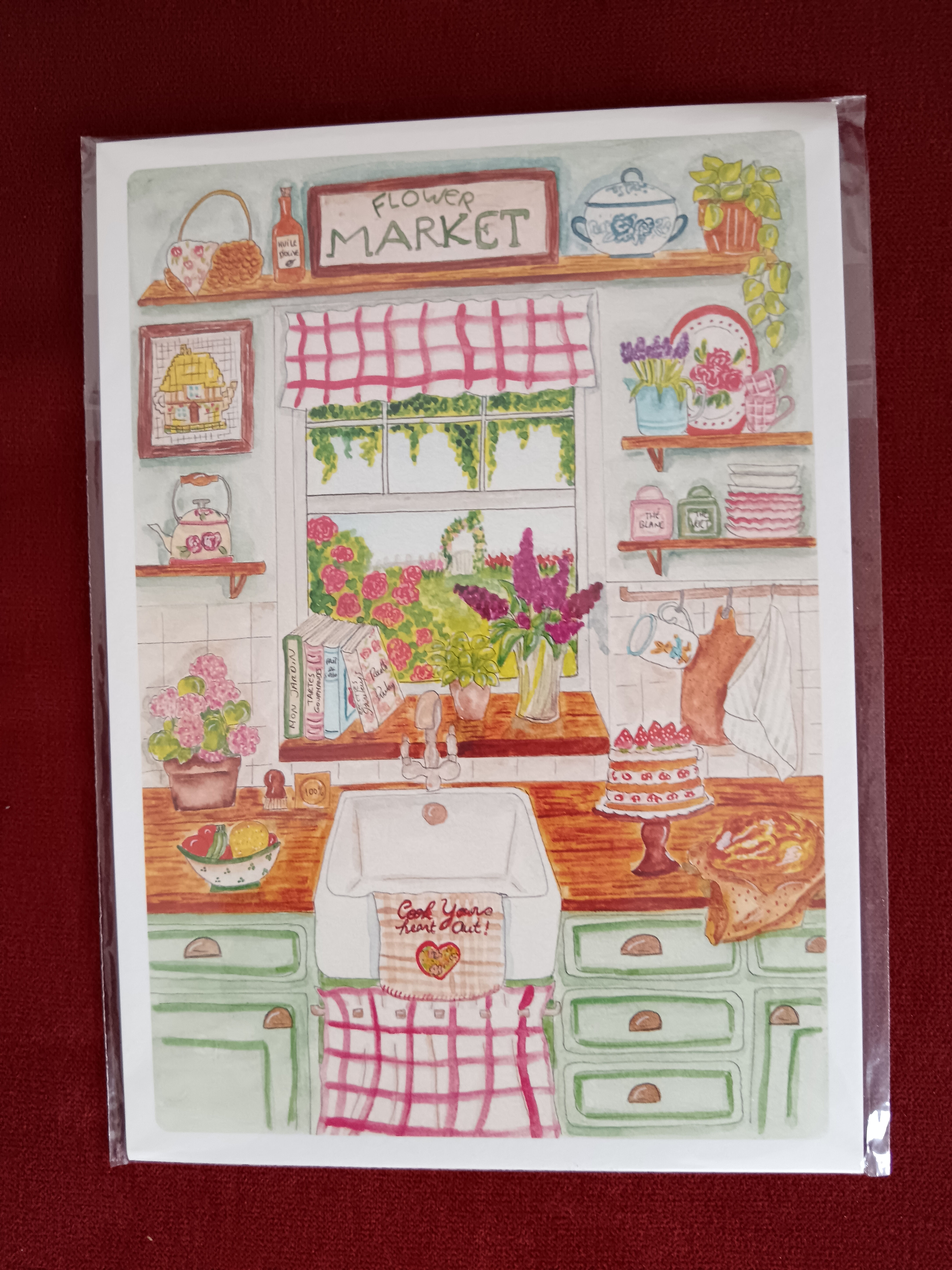 A4 - Poster - Frühlingskueche