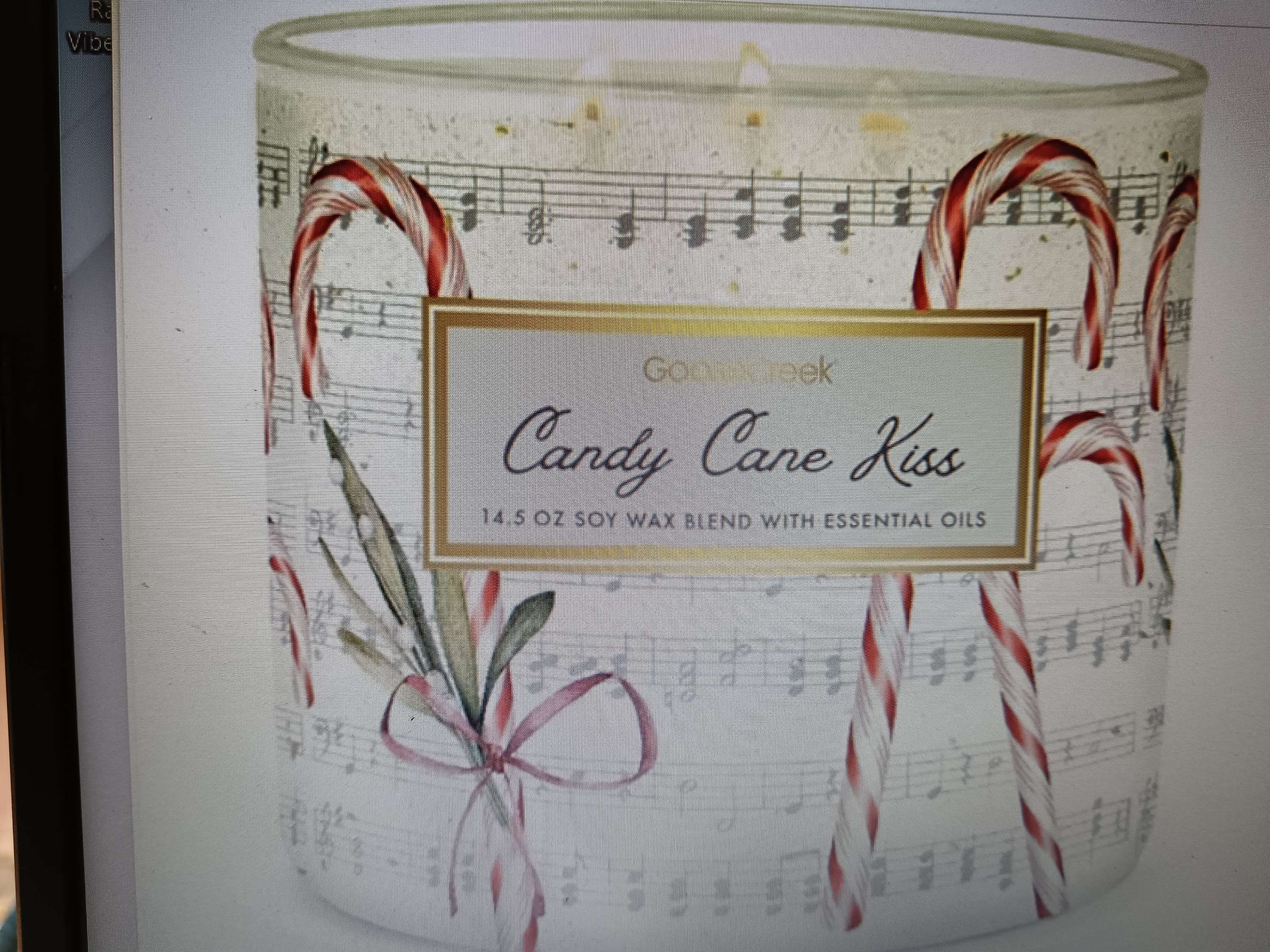 Kerze Candy Cane Kiss
