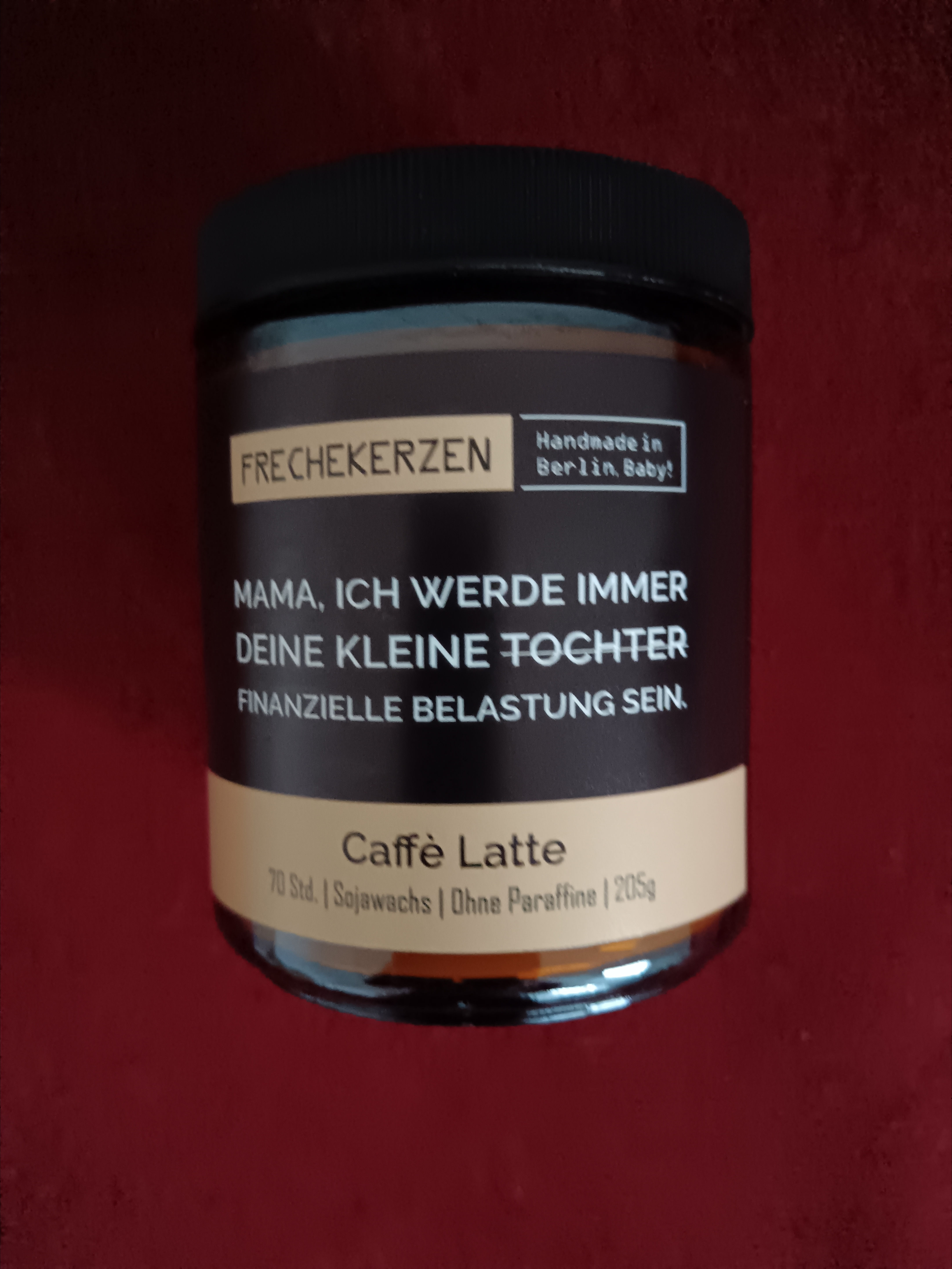 Duftkerze - immer deine kleine Tochter