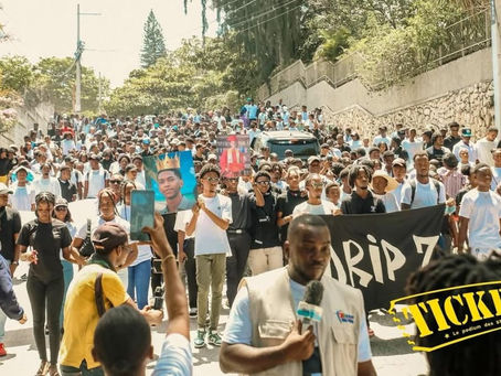 Des centaines de jeunes réclament justice pour Wanderson Zamy à Delmas