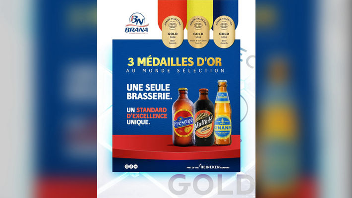 BRANA distinguée sur la scène internationale en remportant trois médailles d’or