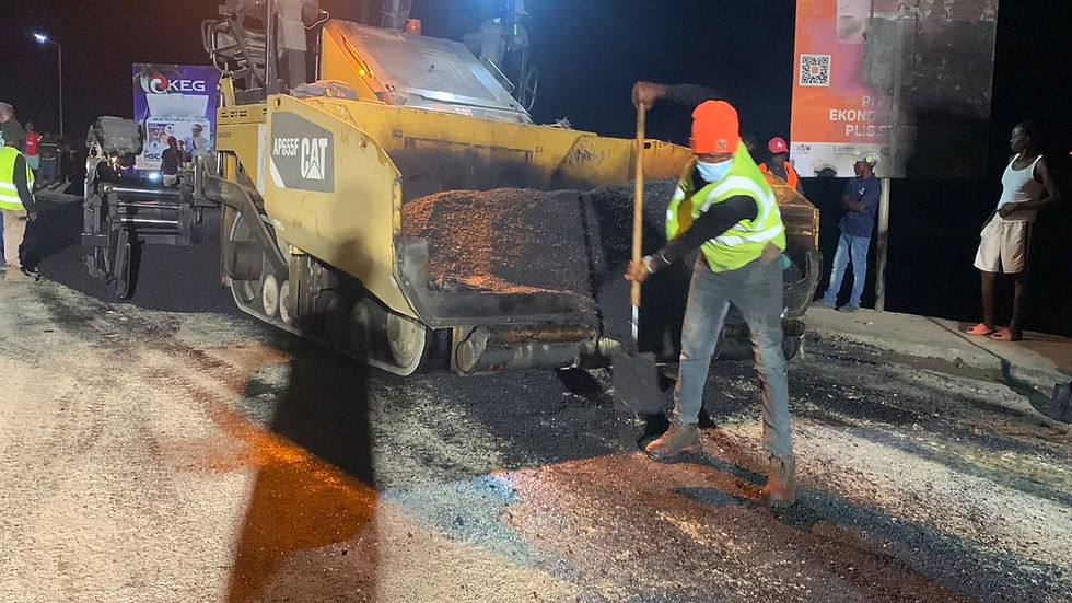 Cap-Haïtien modernise son littoral : le tronçon Aéroport-Rue 5 bientôt asphalté