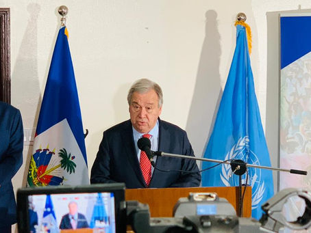 Le Secrétaire général de l'ONU, Antonio Guterres, salue la création du Conseil Présidentiel de Transition en Haïti
