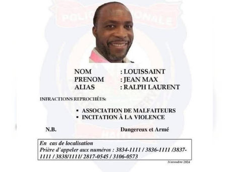 Arrestation de Louissaint Jean Max alias Ralph Laurent en République dominicaine